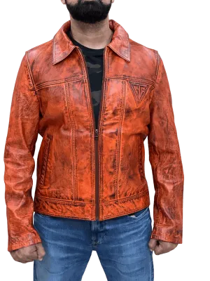 100% Top Grain Leather Jacket C13