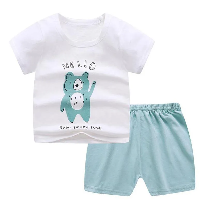 2-piece Pajamas Sets for Toddler Boy Wholesale Children's Clothing