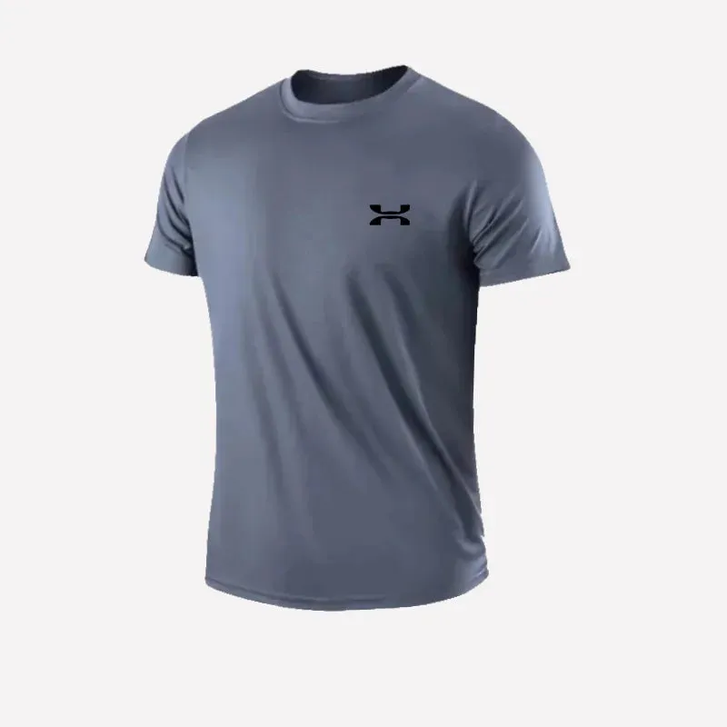 2024 Men's New Summer Tops T-shirts Breathable Cool Sports Running Hot Tops Hot Sale 1000 