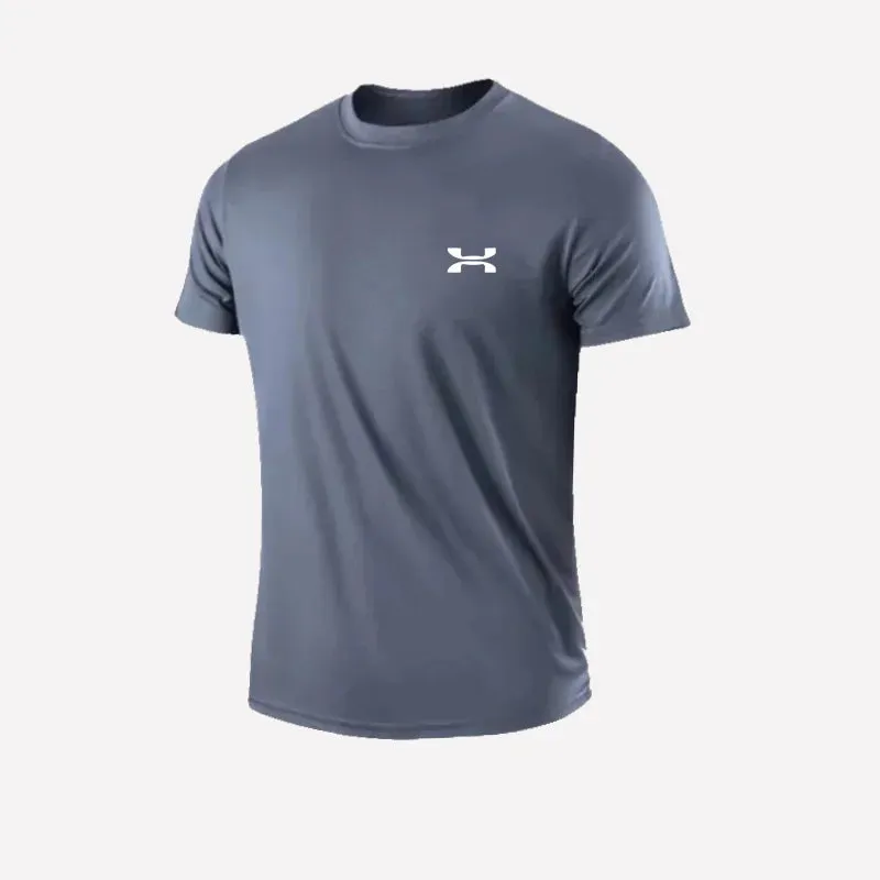 2024 Men's New Summer Tops T-shirts Breathable Cool Sports Running Hot Tops Hot Sale 1000 