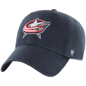 47 Brand Columbus Blue Jackets Clean Up Adjustable Hat