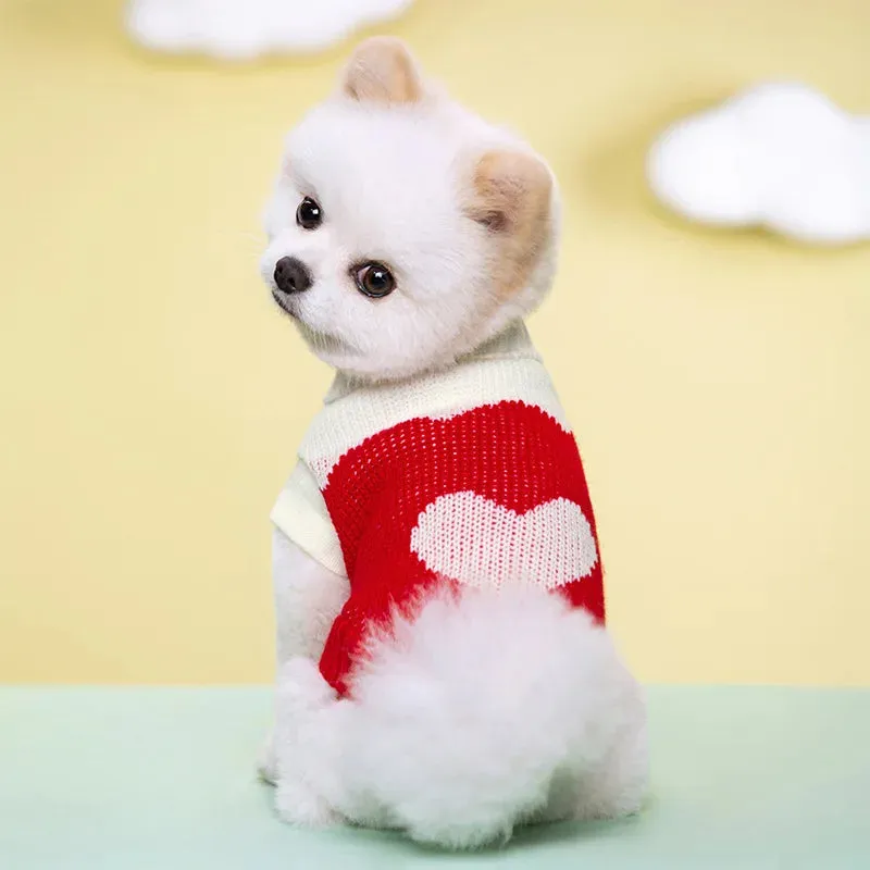 AiroPaws™ Puppy Dog Sweaters for Small and Medium Dogs | Winter Warm Pet Turtleneck | Chihuahua Vest | Soft Yorkie Coat | Teddy Jacket for Cats