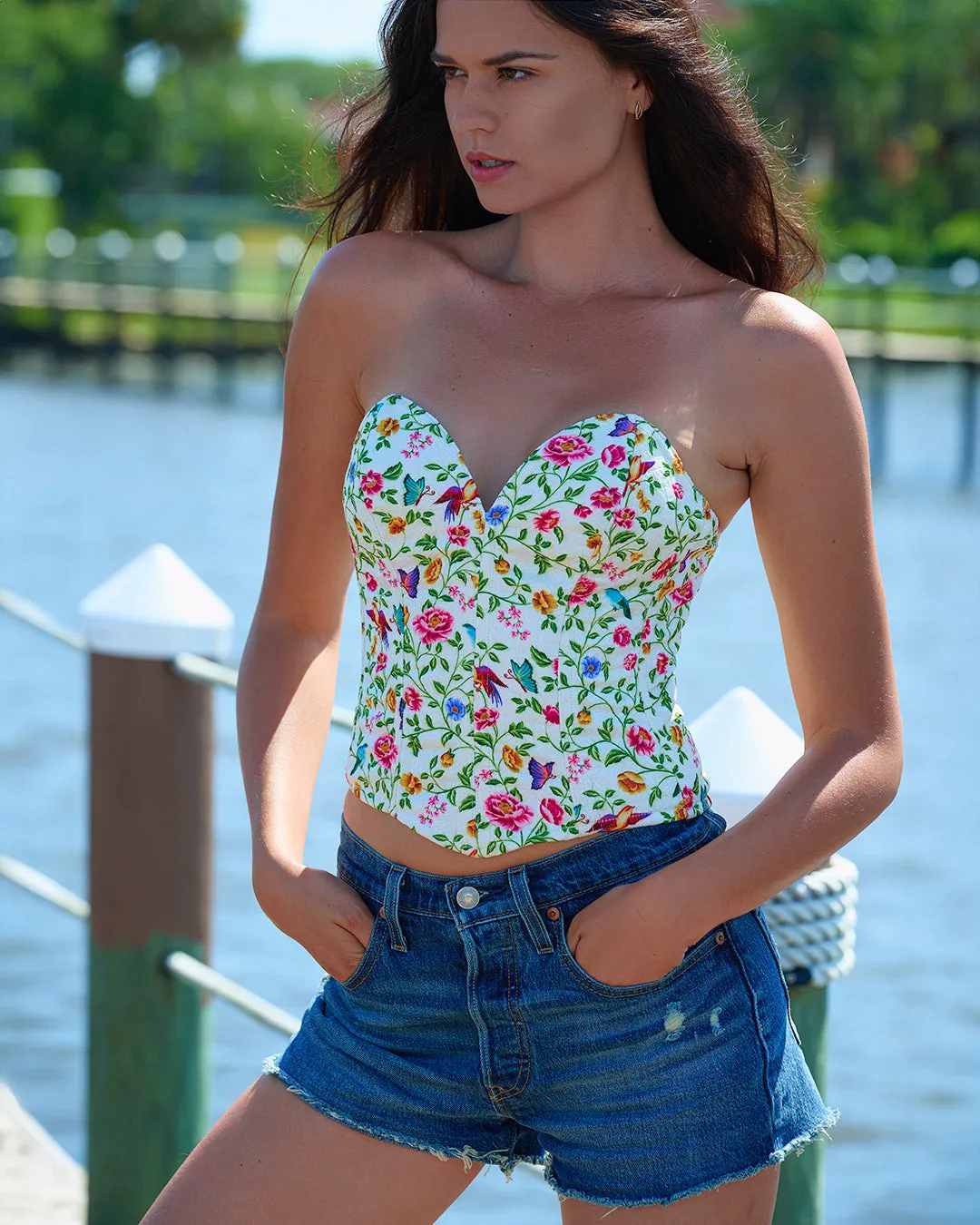 Altea Patterned Bustier (In stock, 3 day delivery)