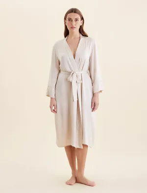 Audrey Washable Silk Long Robe