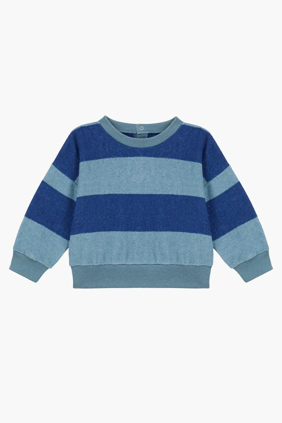 Baby Boy Sweater Petit Bateau Striped Sweatshirt