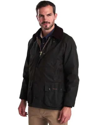 BARBOUR Classic Bedale Wax Jacket - Mens  - Olive