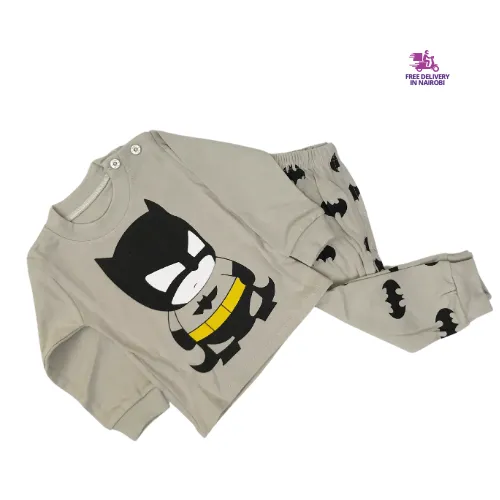 Bat Guy Superhero Pajama Set 2 Pc