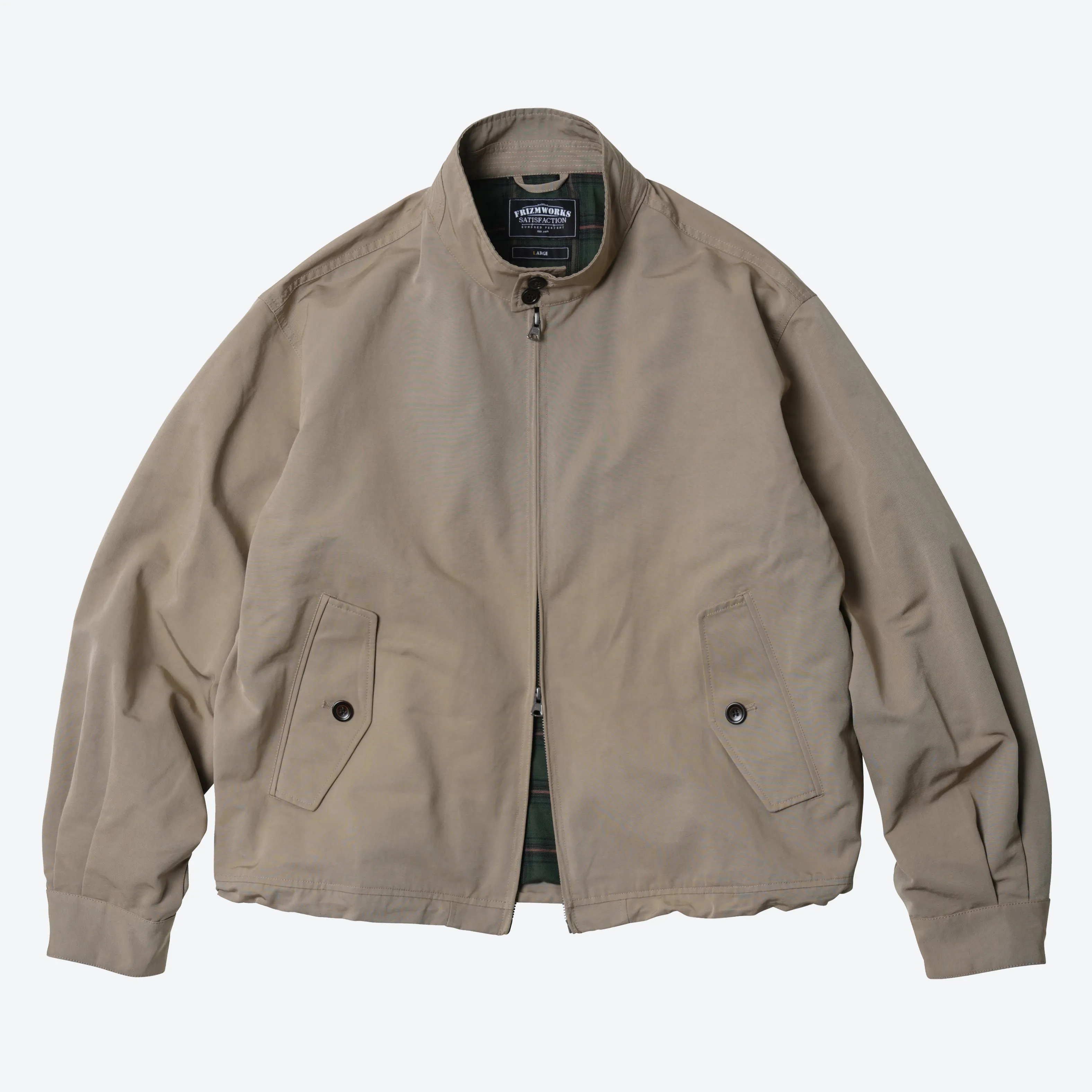 BUDDY HARRINGTON JACKET - BEIGE