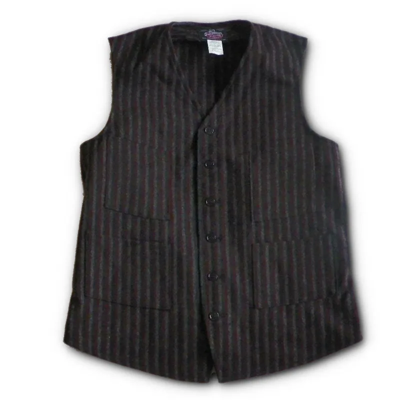 Button Front Wool Vest