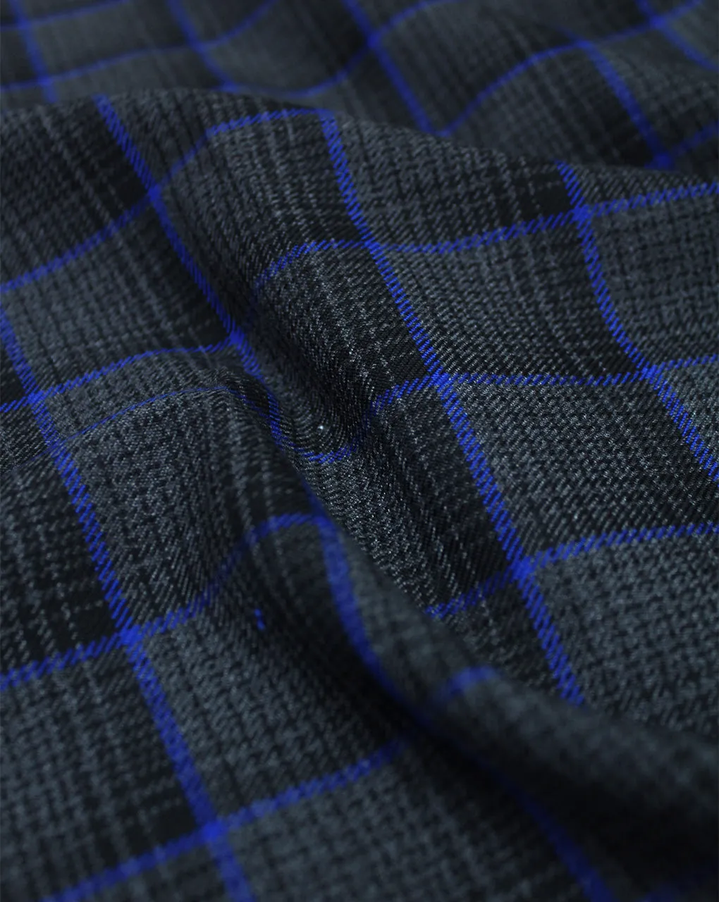 CHECKS WOOLEN TWEED FABRIC (WIDTH 56 INCHES)