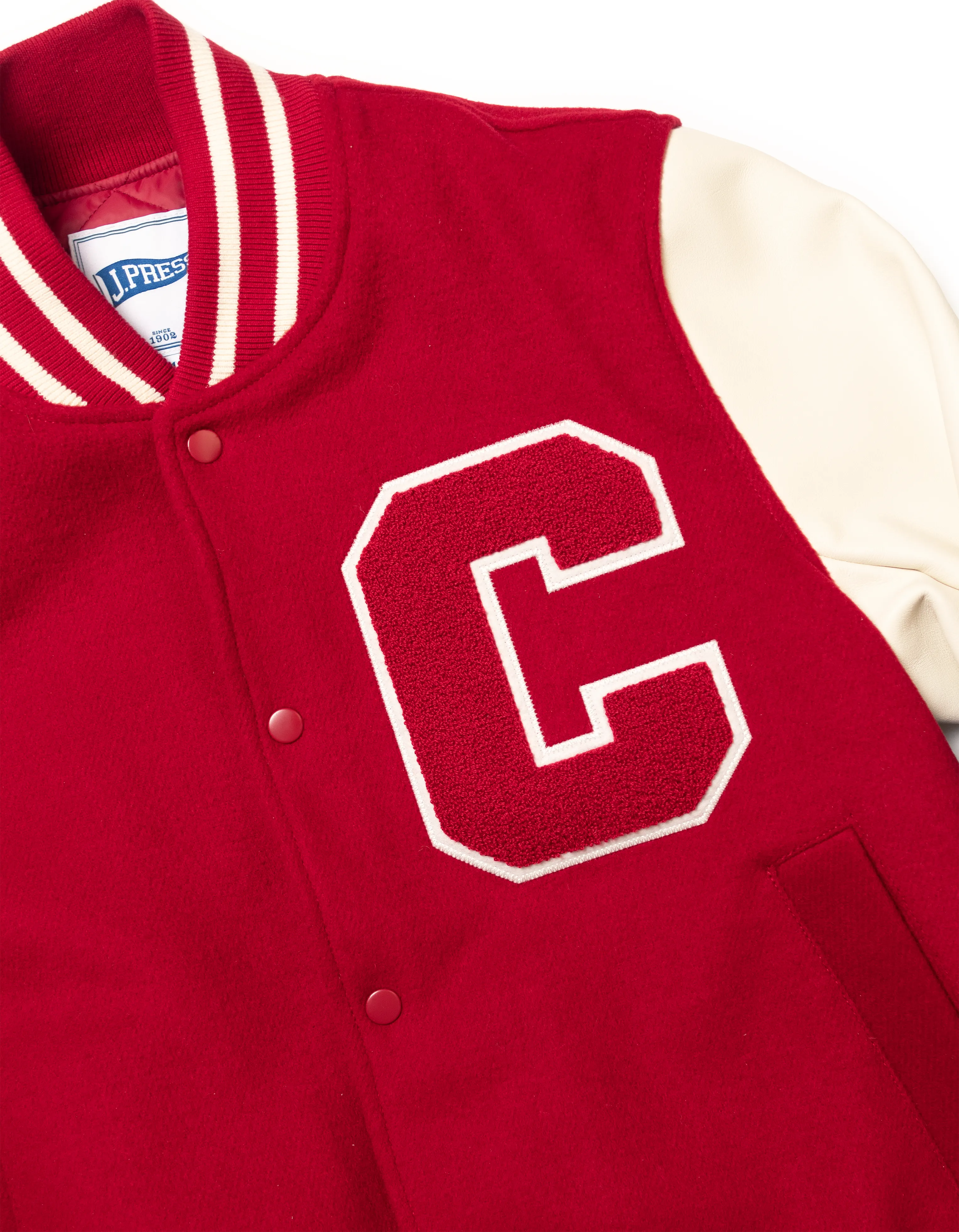 CORNELL VARSITY JACKET - RED