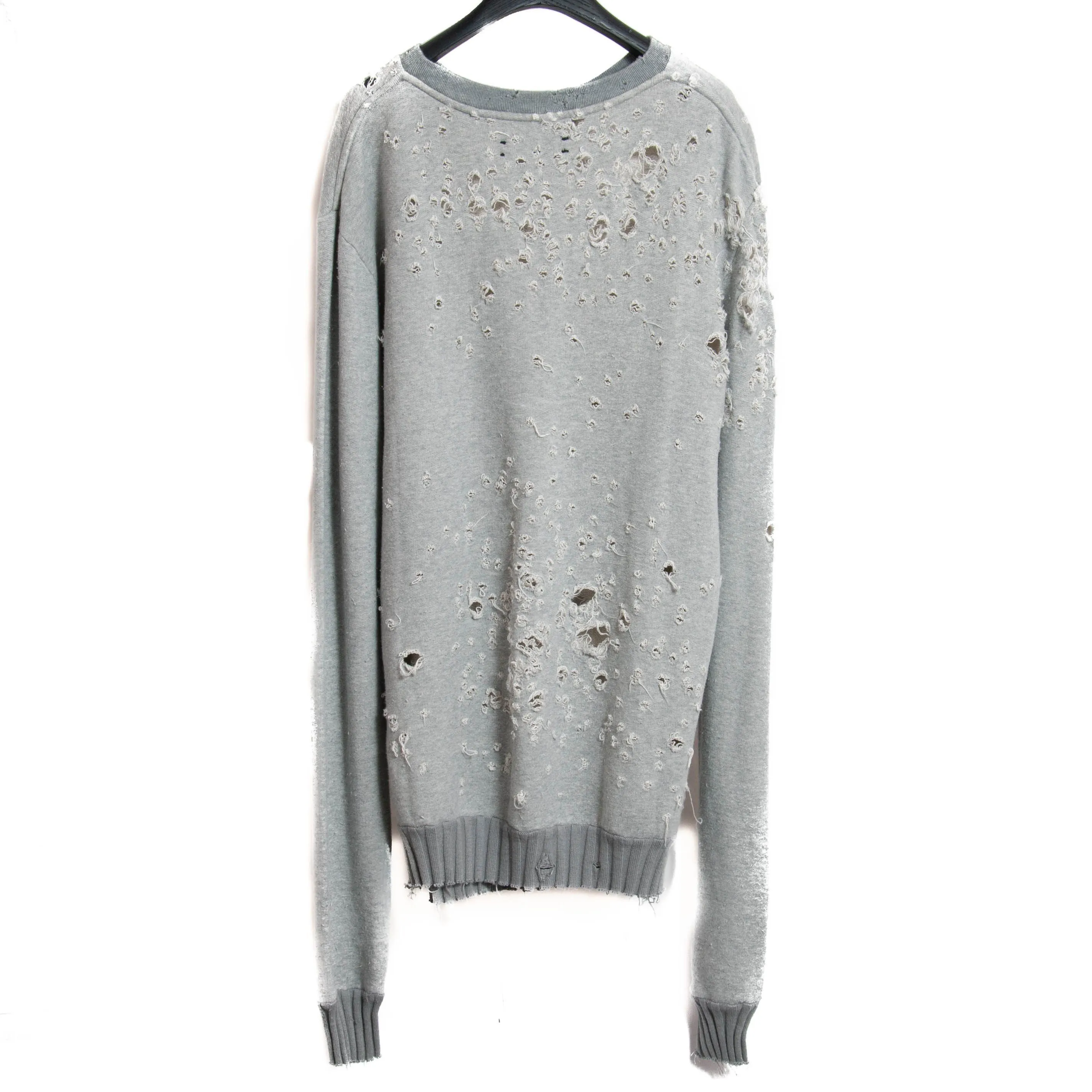 Cotton Cashmere Blend Shotgun Sweater