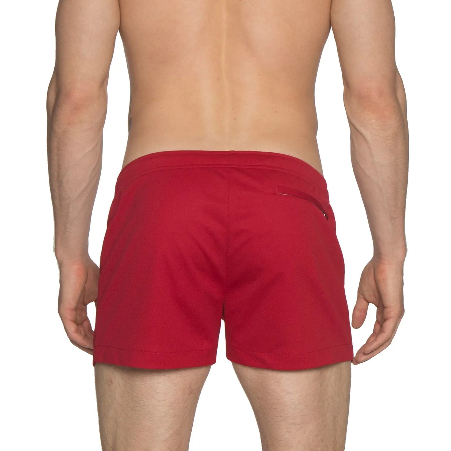 Dark Red 3" Solid P-Town Short