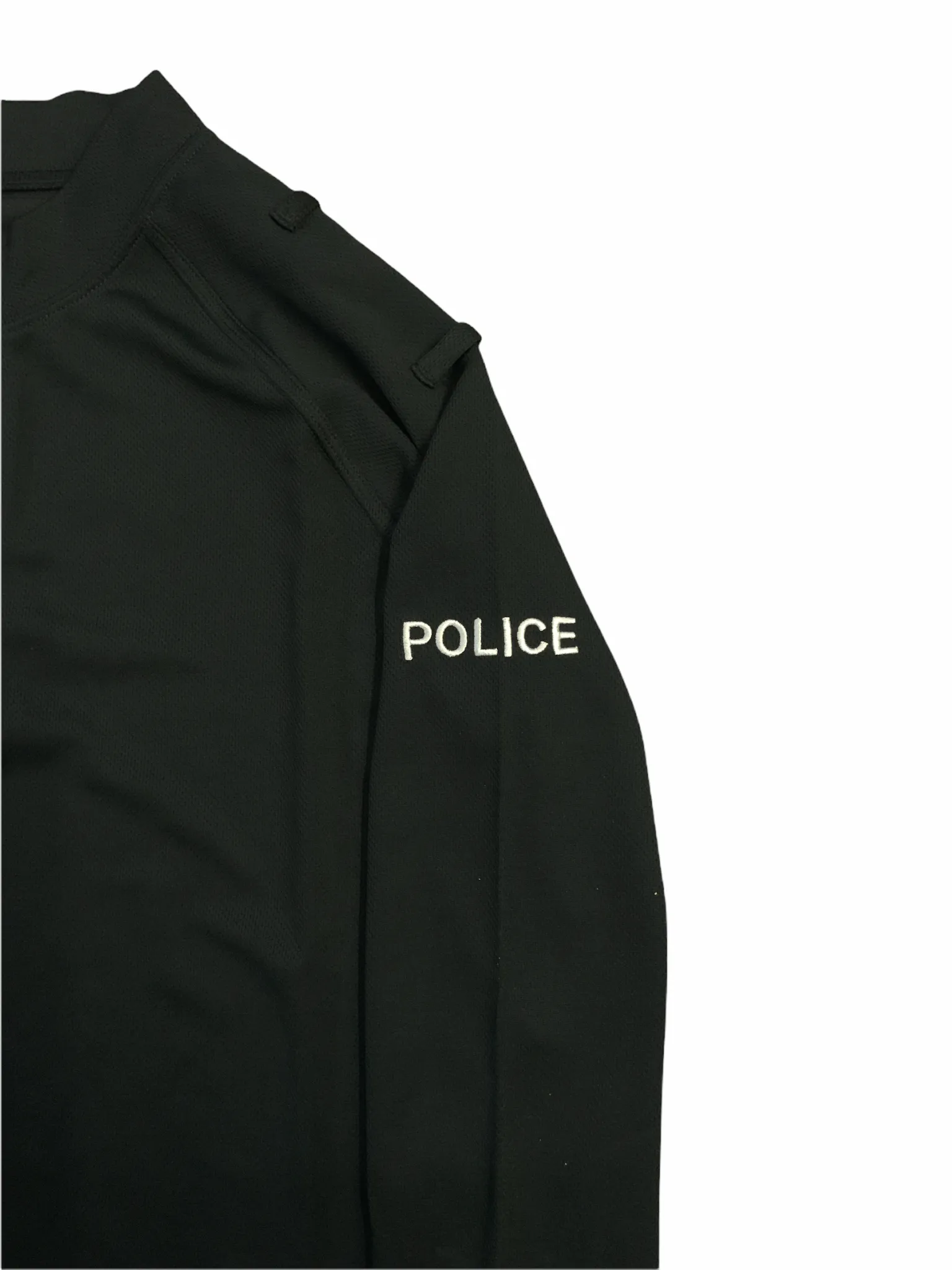 Female Black Police Branded As New Breathable Long Sleeve Wicking Shirt Top WKS18FAN