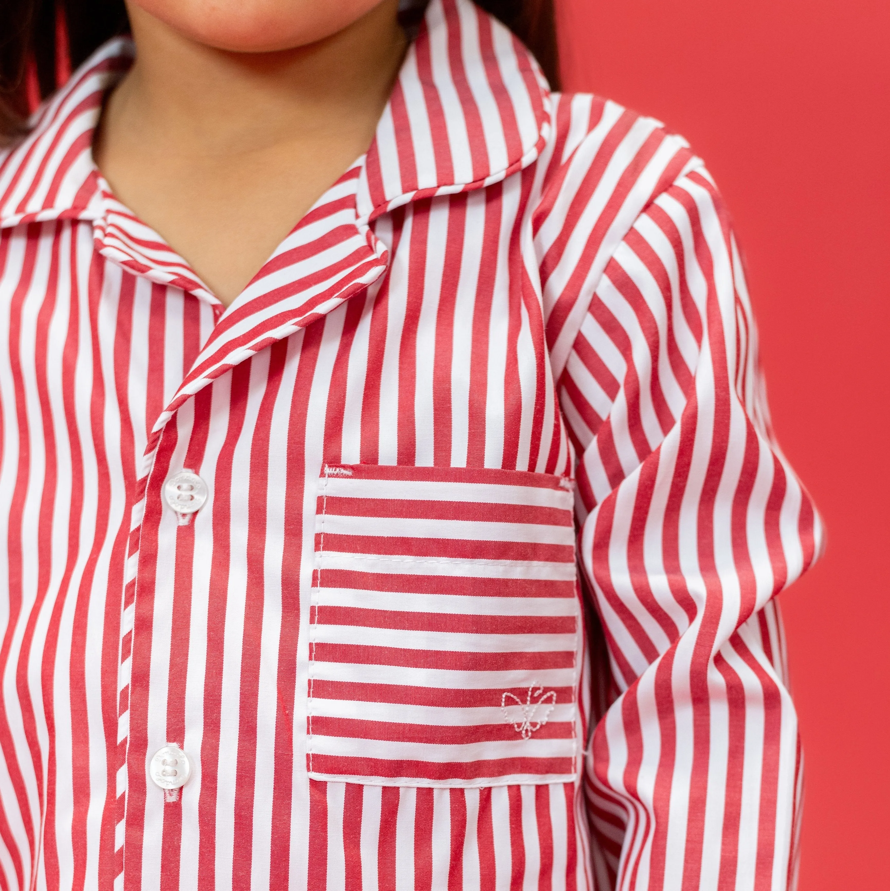 Finley Pajama Set - Candy Cane Stripe