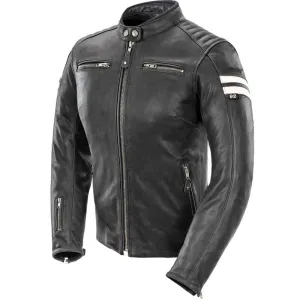 Joe Rocket Ladies Classic '92 Leather Jacket Black/White