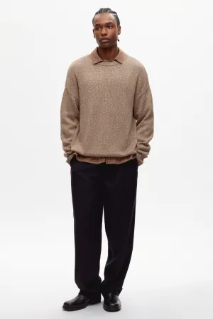 Men's Hamatah Sweater in Umber Melange