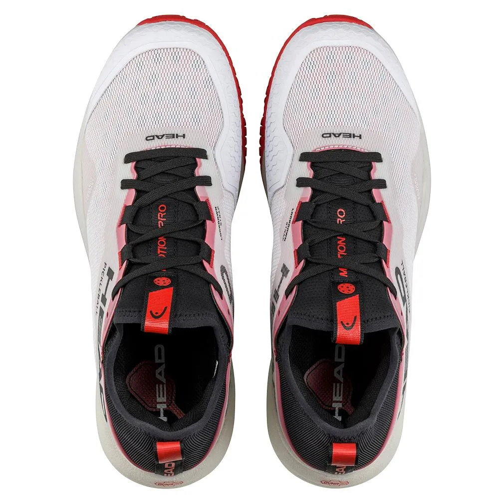 Men`s Motion Pro Pickleball Shoes White and Red