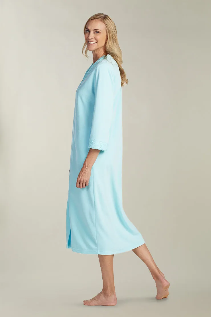 Micro Terry Long Robe | Clearance only