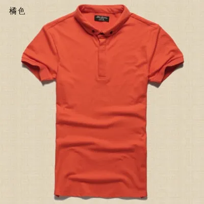 New Men's MIX Brand Polo Shirt For Men Polos Men Cotton Short Sleeve shirt Solid Polo Shirt Casual Breathable Sportswear PL003-2