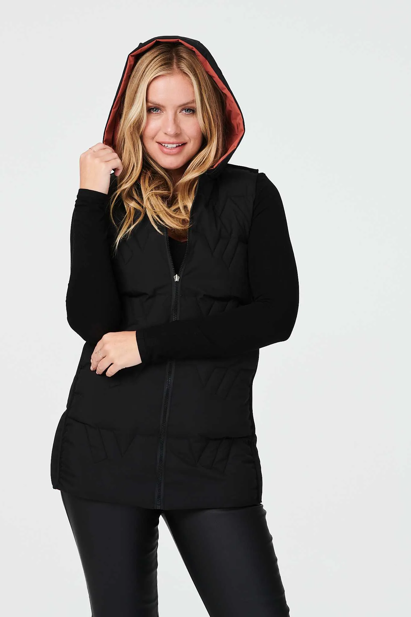 Padded Reversible Gilet with Hood