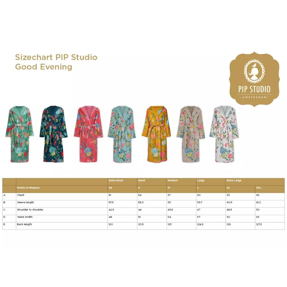 PIP Studio Good Evening Coral Bathrobe