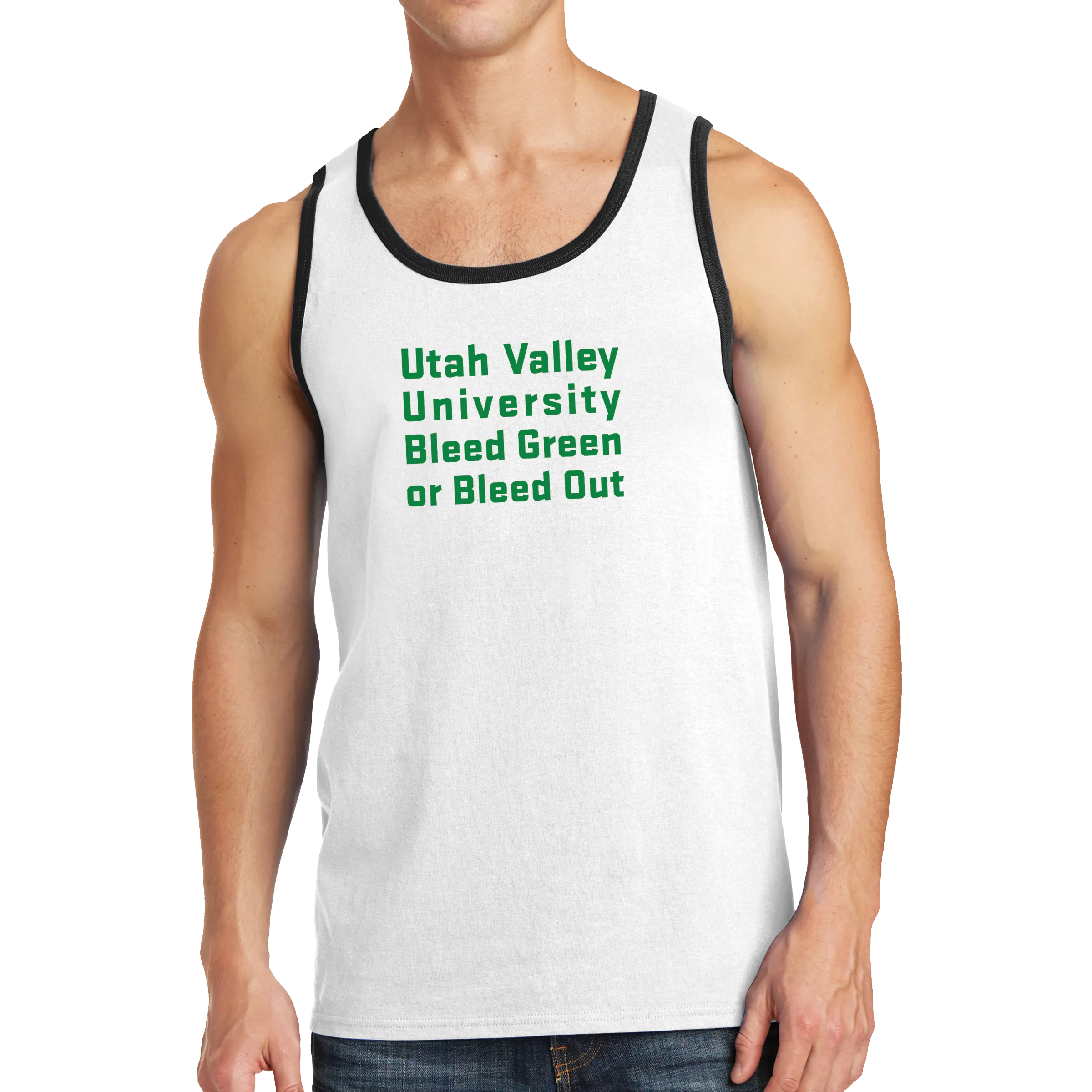 Port & Company Core Cotton Tank Top - Bleed Green