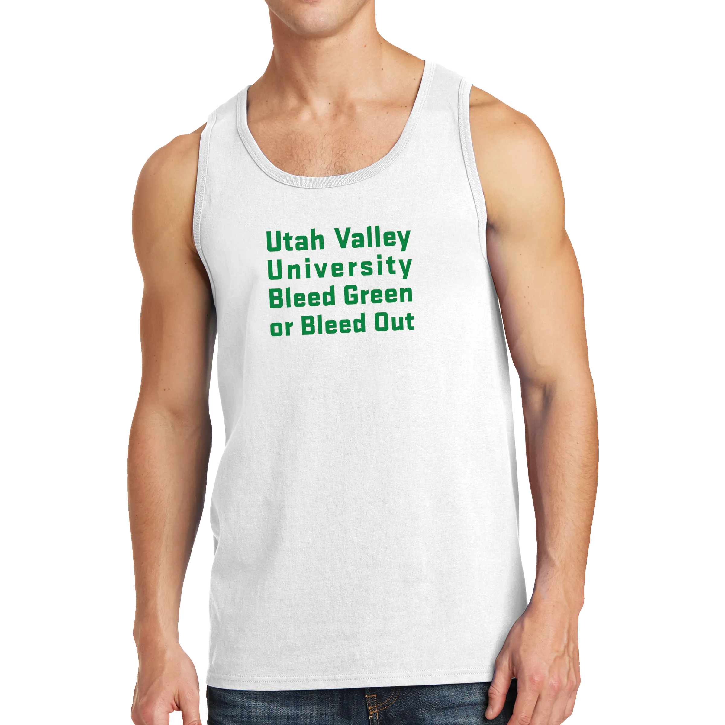 Port & Company Core Cotton Tank Top - Bleed Green