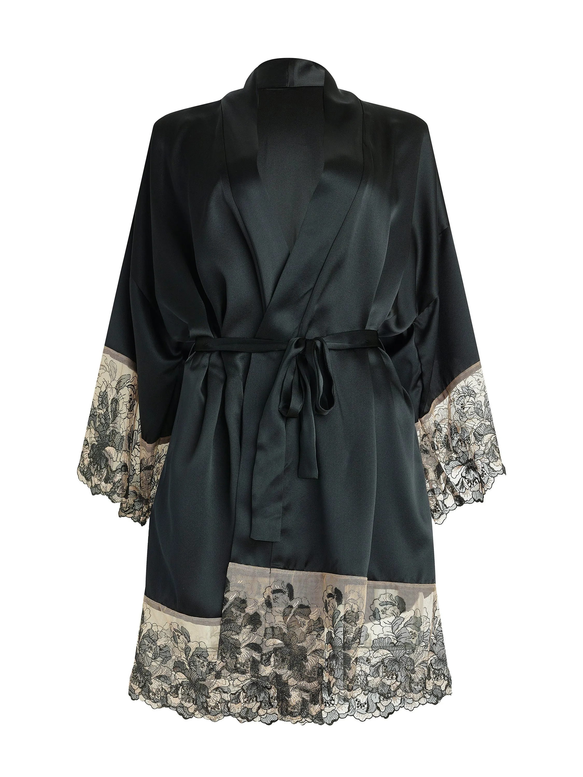 Prabal Gurung Rose Gold Silk Robe Sale