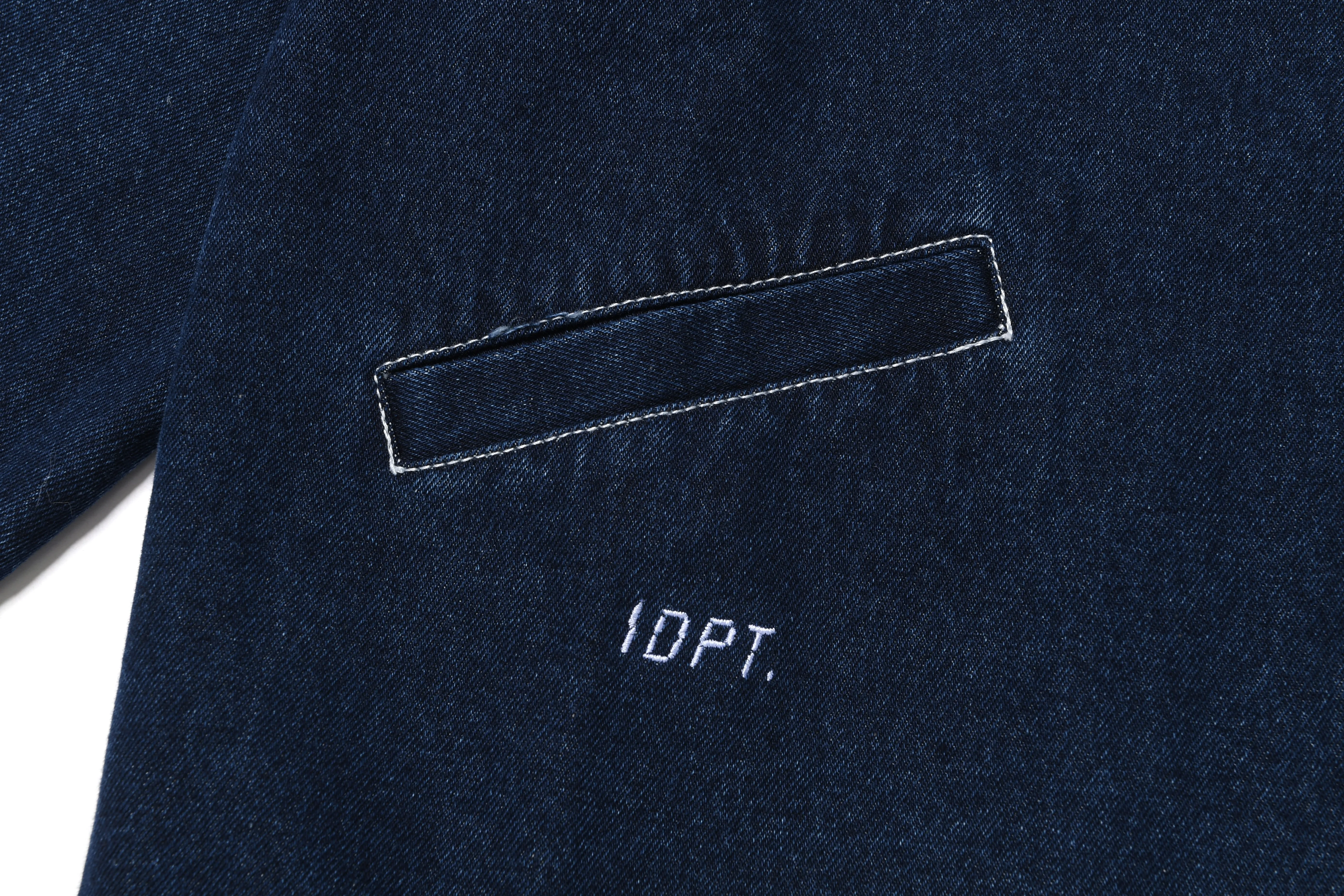 *Pre-order* "Moment of ______ ." Photo Patched Denim Blouson Jacket