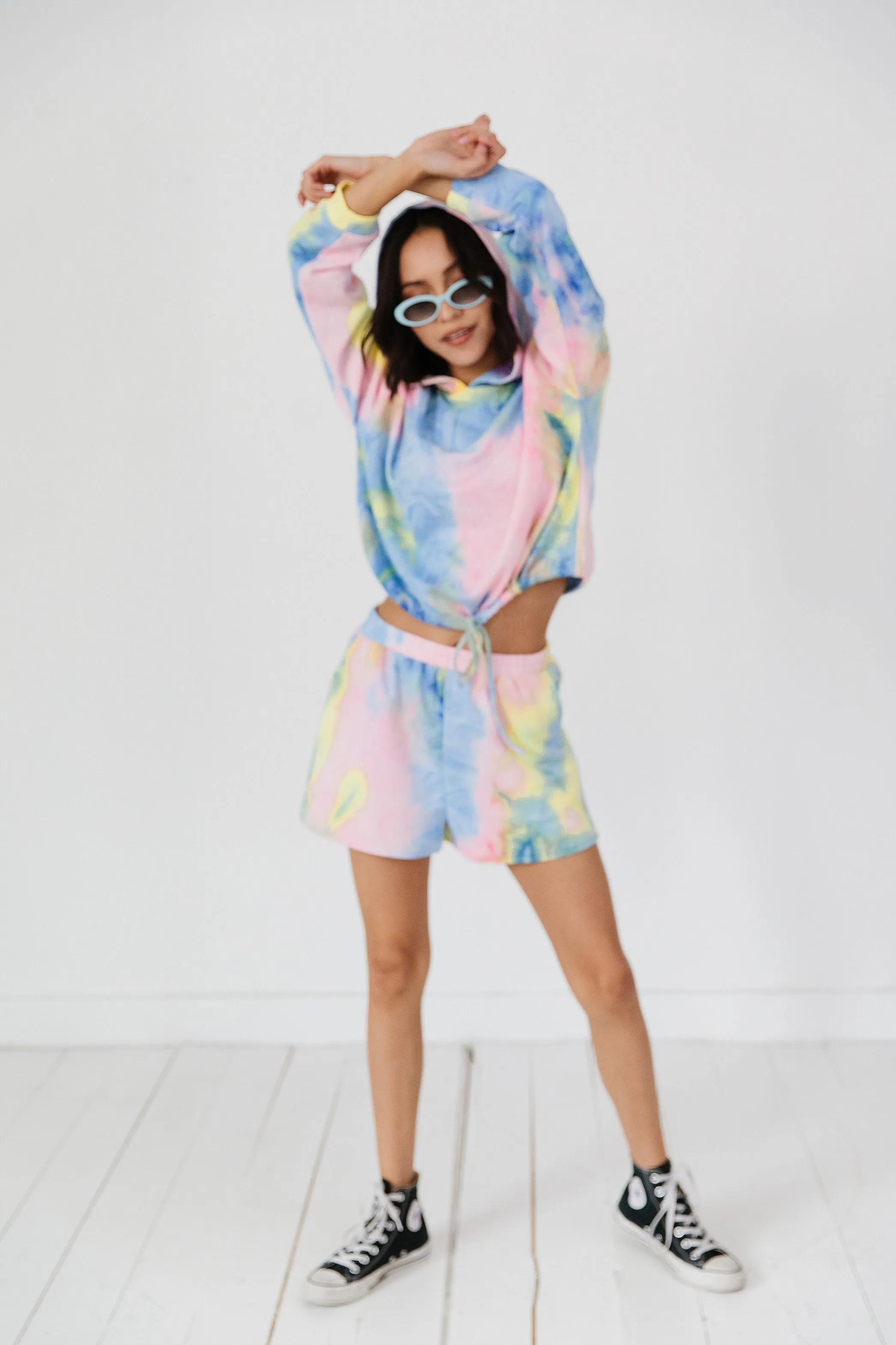 Rad Babes Only Tie Dye Hoodie