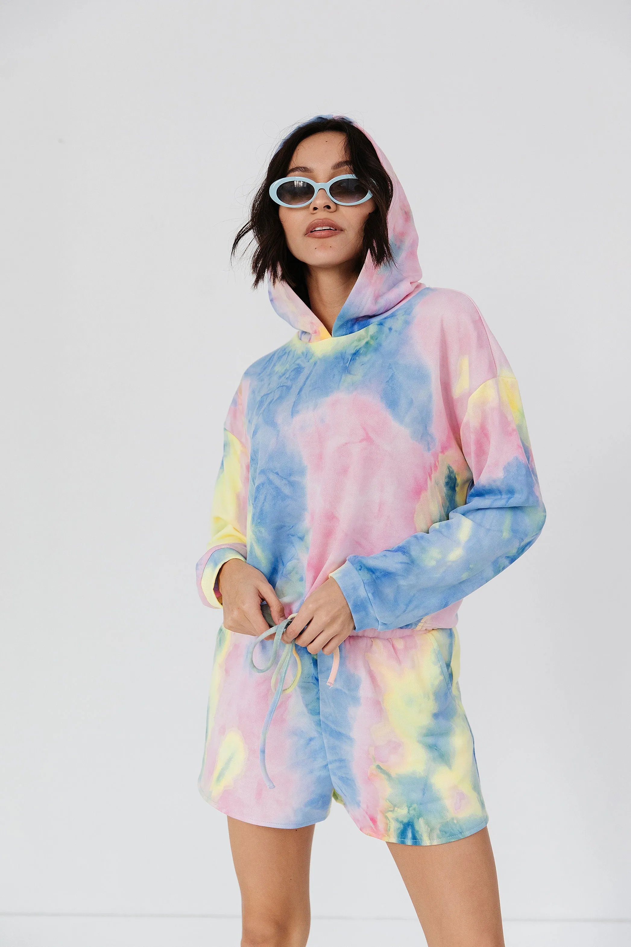 Rad Babes Only Tie Dye Hoodie