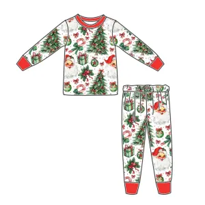 RED SANTA CHRISTMAS TREE PAJAMAS MOMMY AND ME PREORDER