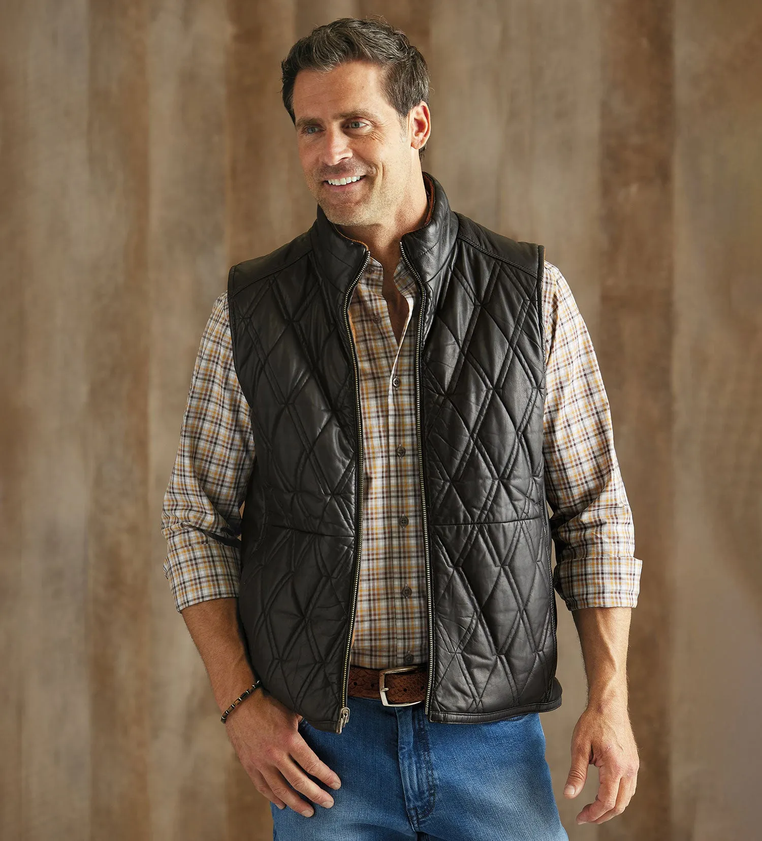 Reserve Reversible Leather Vest