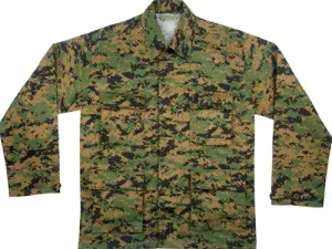 Rothco 4 Pocket Ripstop BDU Top Woodland Digi Adult