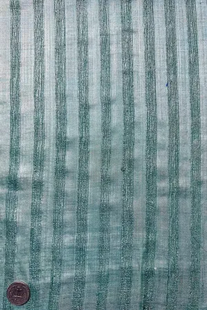 Sea Green Silk Tweed Fabric