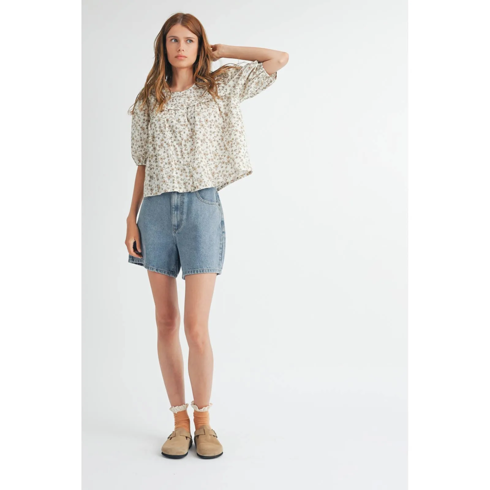 SELEN BUTTON-UP BLOUSE