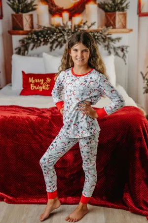 SNOWMAN GREY PAJAMAS