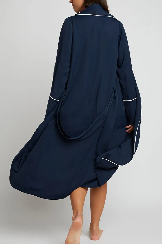 Supreme Classic Robe in Navy