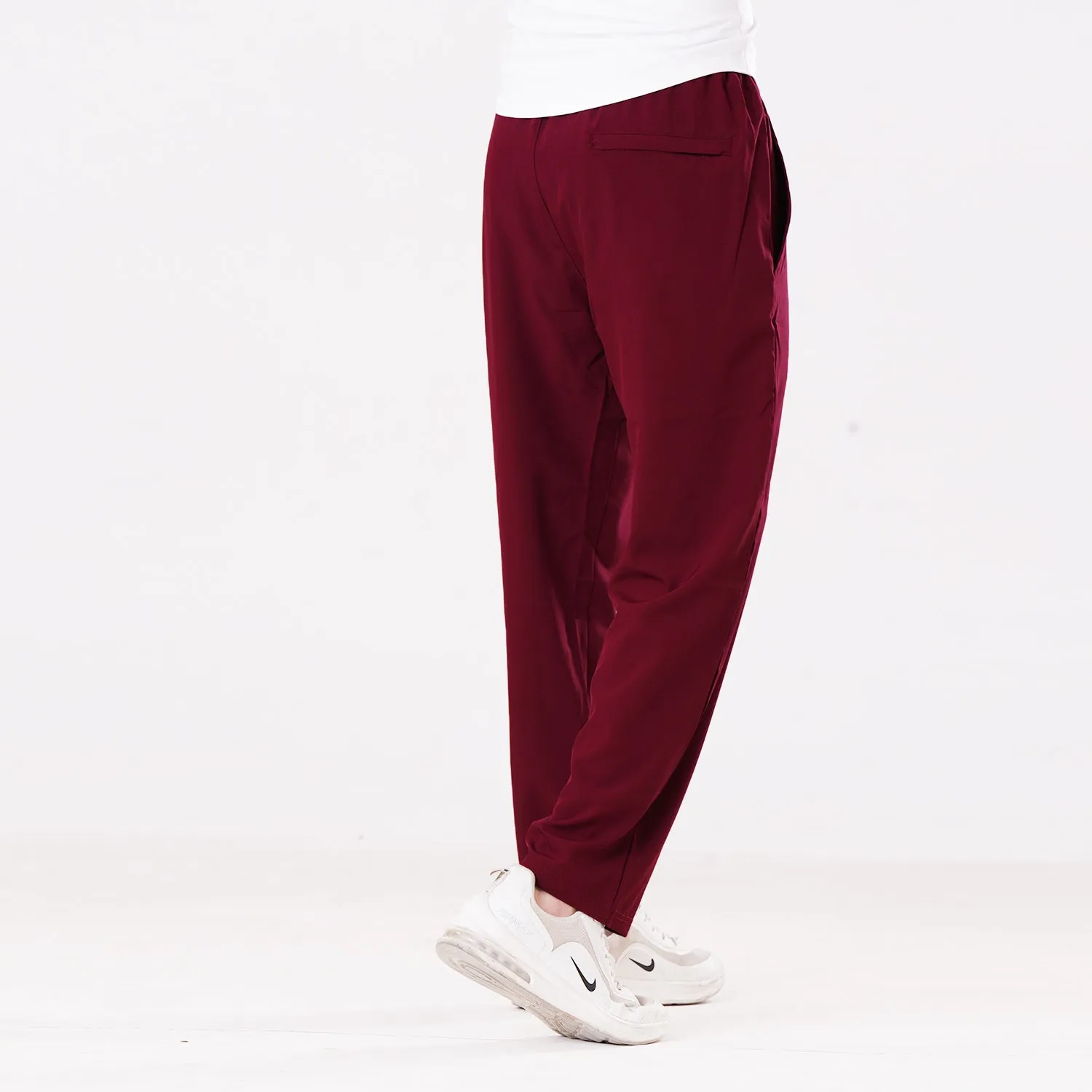 Tf-Premium Baggy Maroon Flat Micro Bottoms