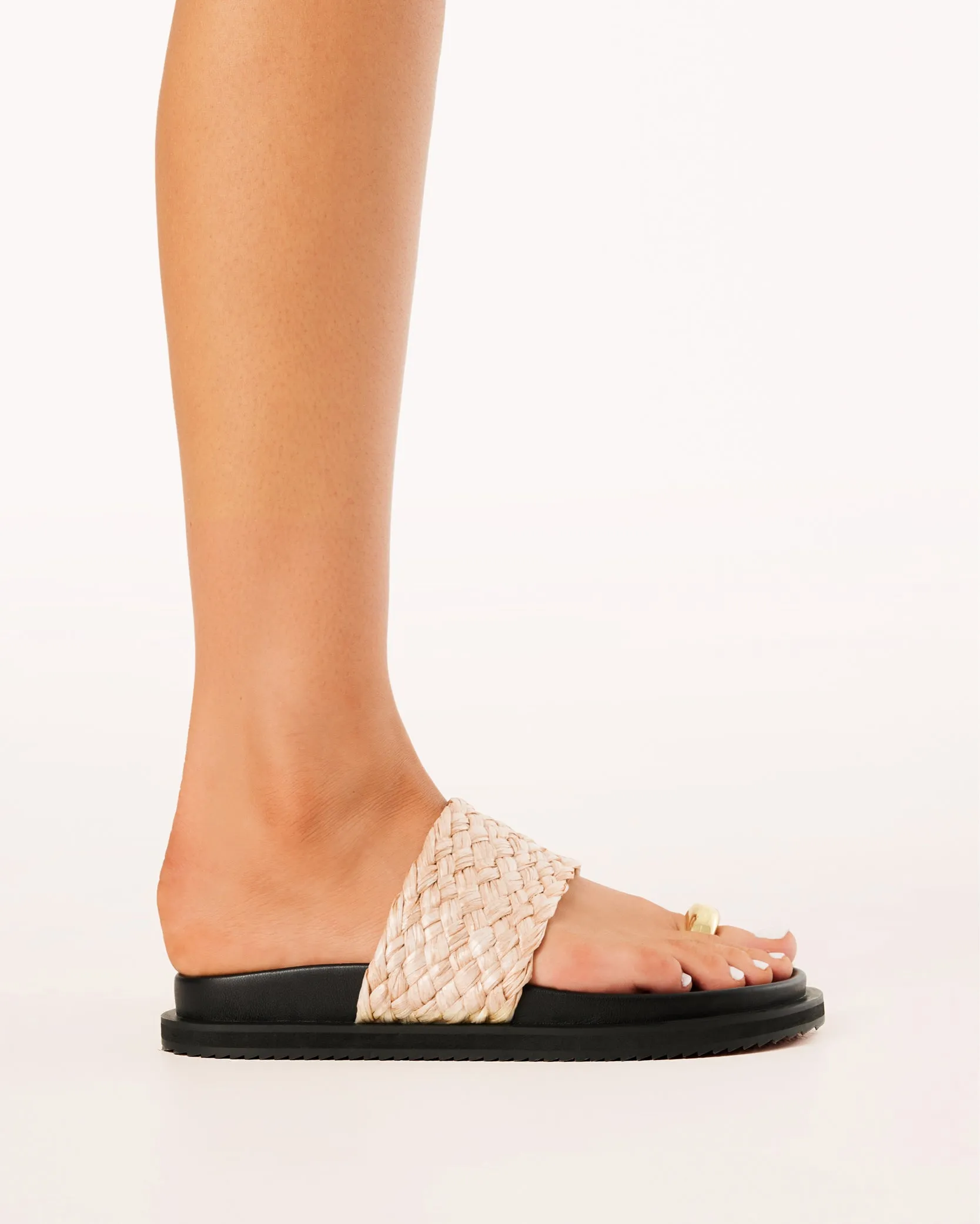 Tilla Sandals - Natural Raffia