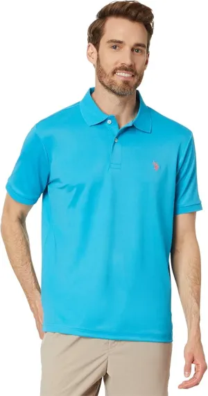 U.S. Polo Assn. Men's Classic Fit Interlock Solid Polo Shirt